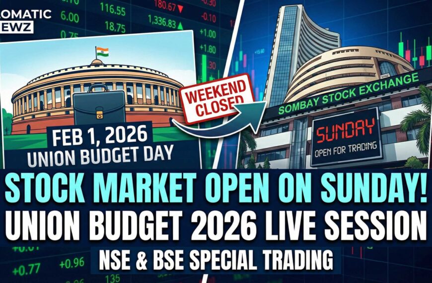 Stock Market Open on Sunday, February 1, 2026, for Union Budget:
