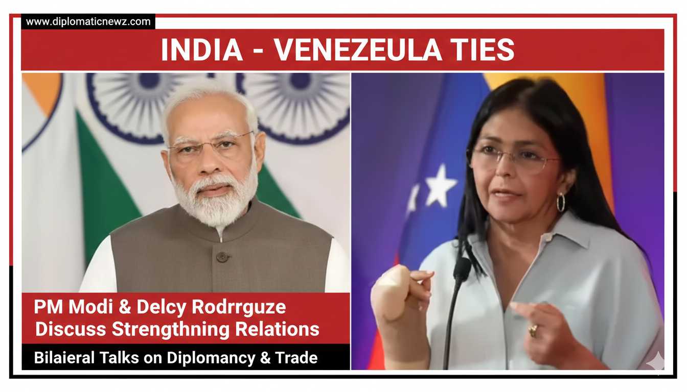 PM Modi Holds Talks with Venezuela's Acting President