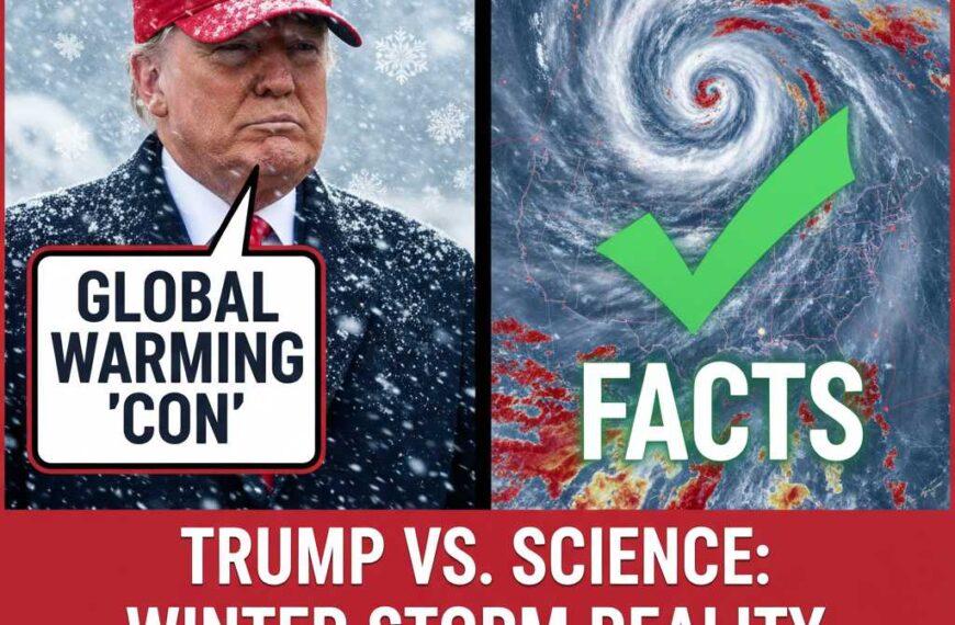 Trump thinks giant US winter storm exposed global warming 'con': How he got it completely wrong