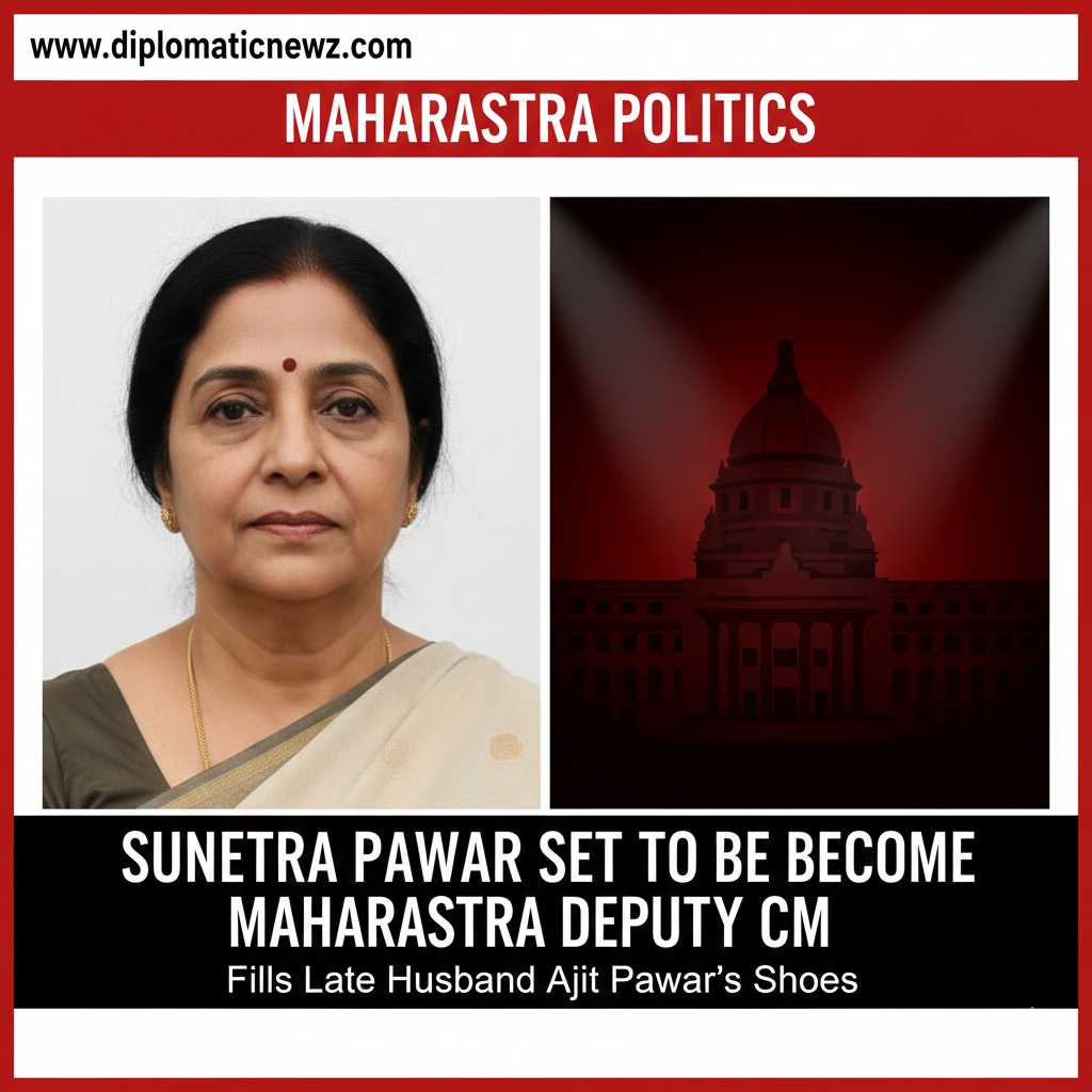 Sunetra Pawar Maharashtra's First Woman Deputy Chief Minister